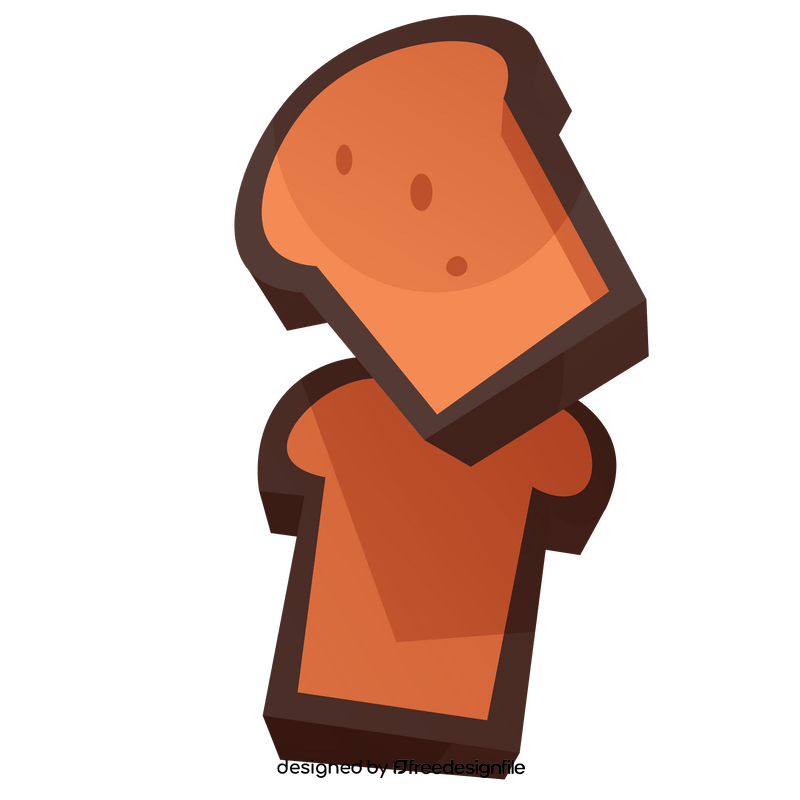 Bread toasts clipart