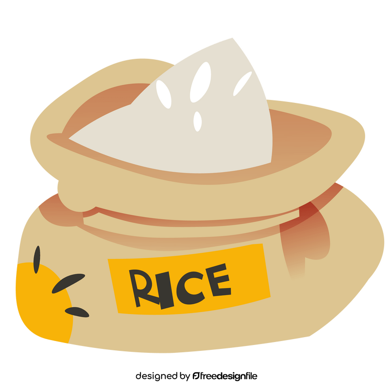 Cereals rice clipart