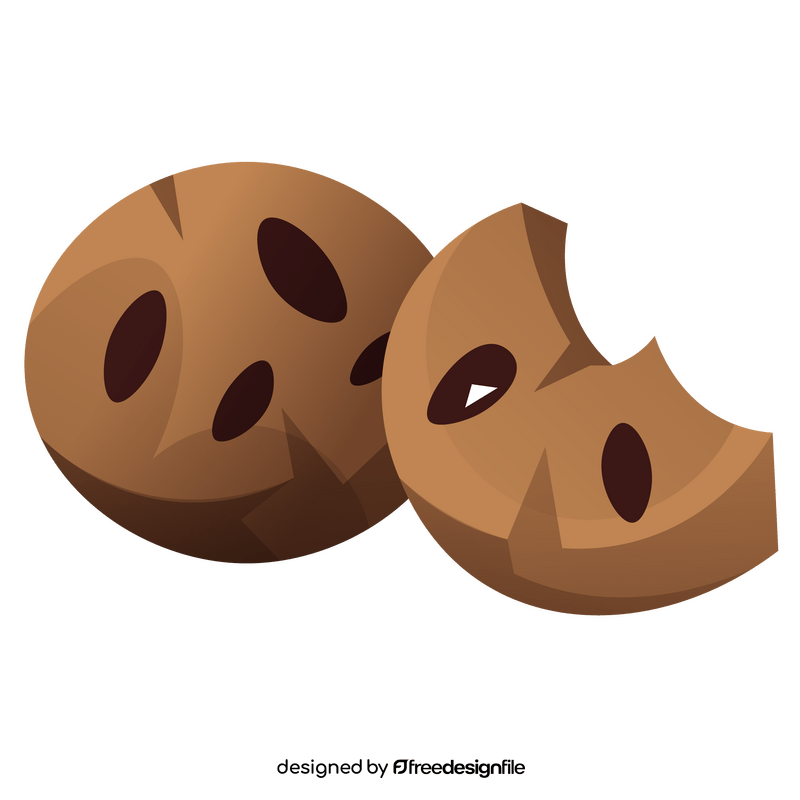 Chocochip cookie clipart