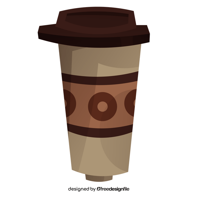 Donut coffee clipart