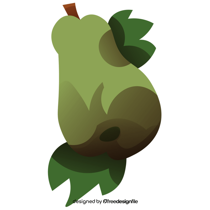 Pear fruit clipart
