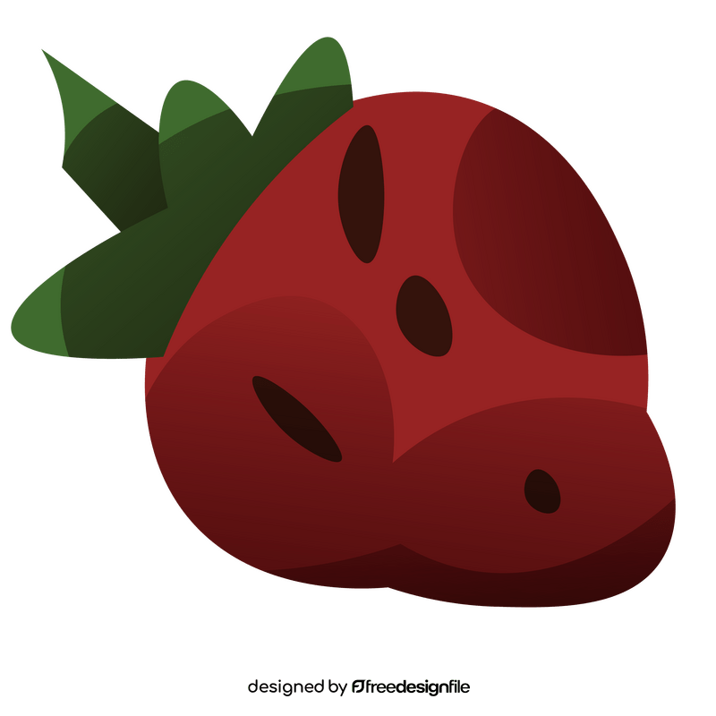 Strawberry cartoon clipart