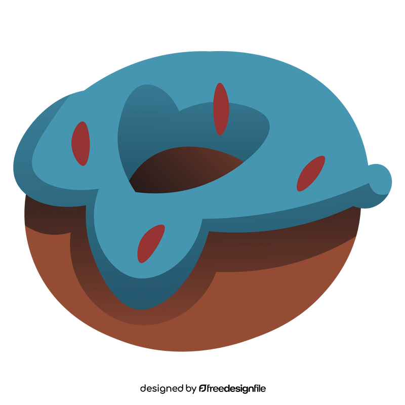 Donut cookie clipart