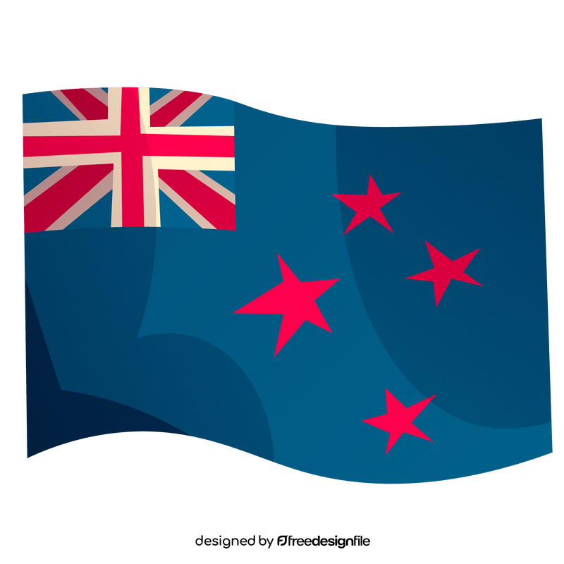 New Zealand flag clipart