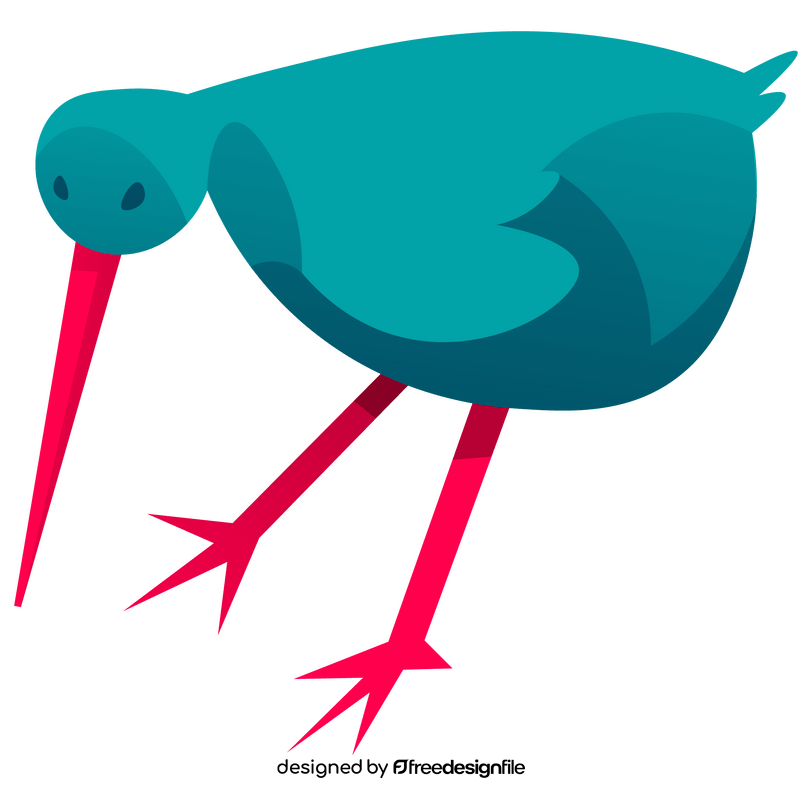 New Zealand kiwi bird clipart