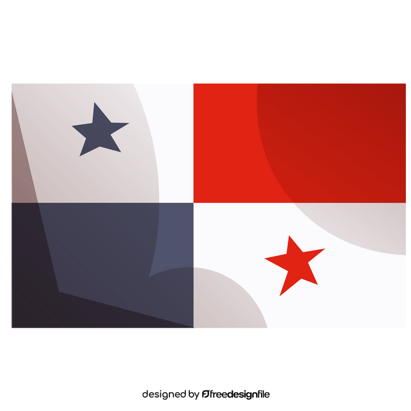 Panama flag clipart