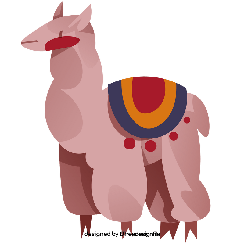 Peru llama clipart