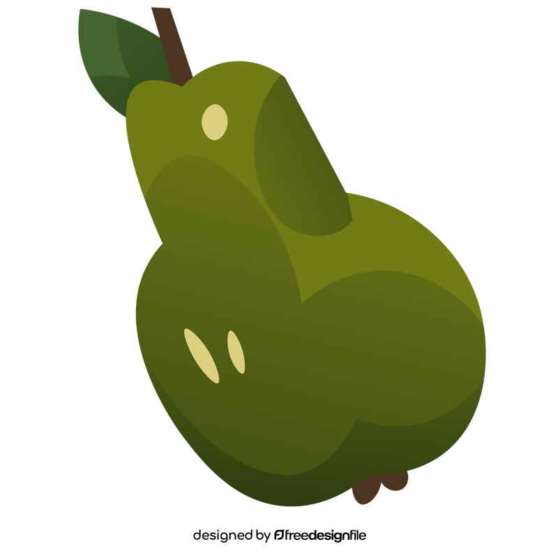Pear flat clipart