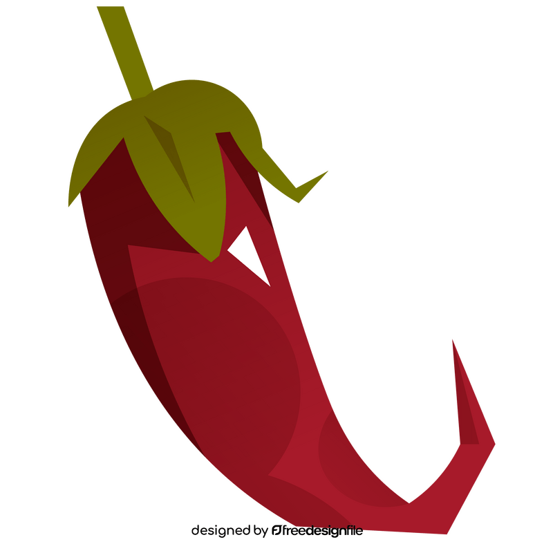 Chili pepper cartoon red clipart