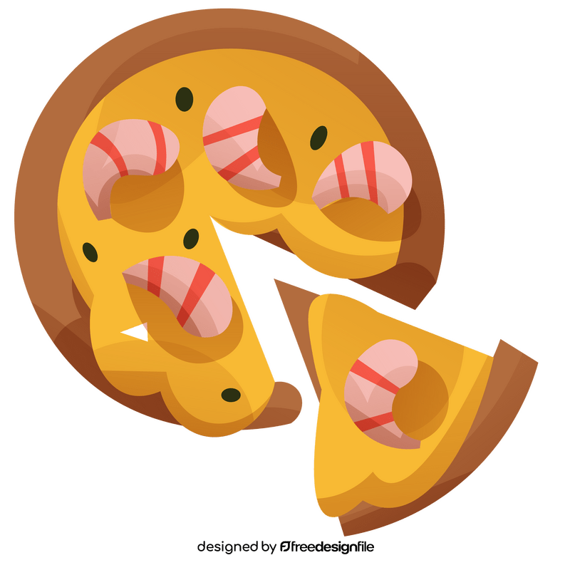 Pizza seafood clipart