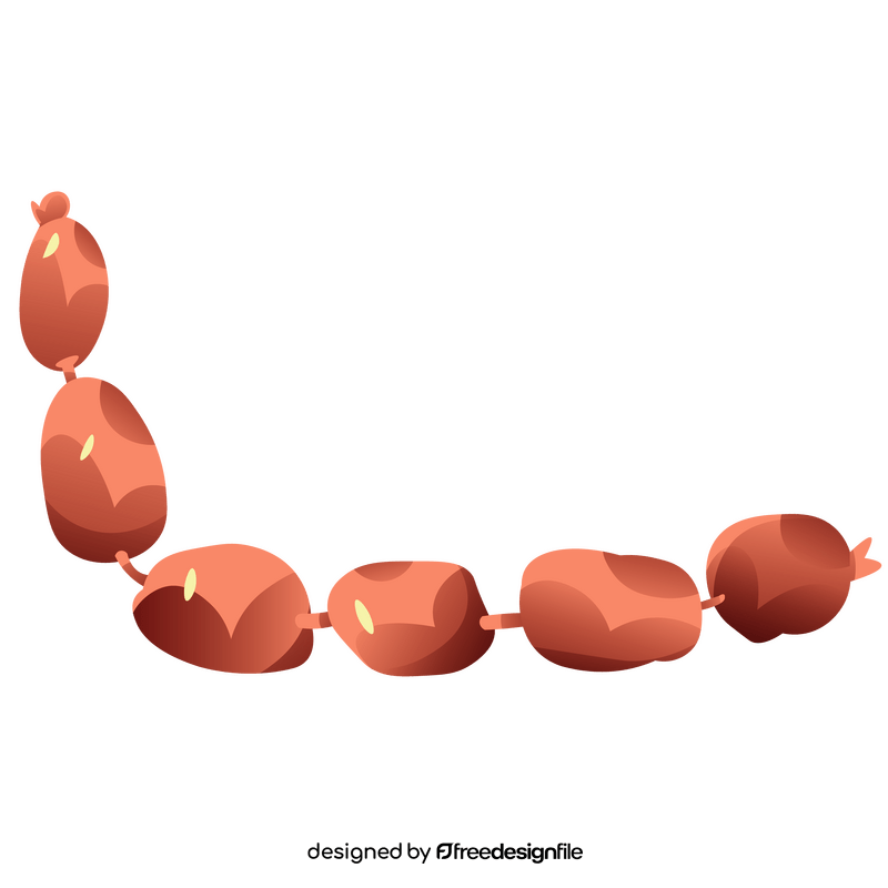 Sausage several clipart