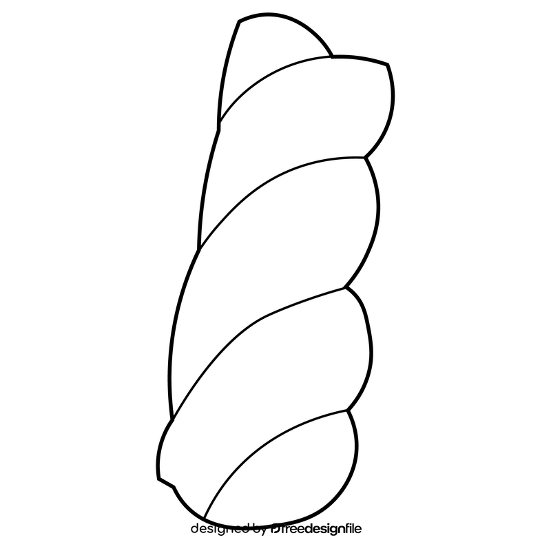 Marshmallow drawing black and white clipart