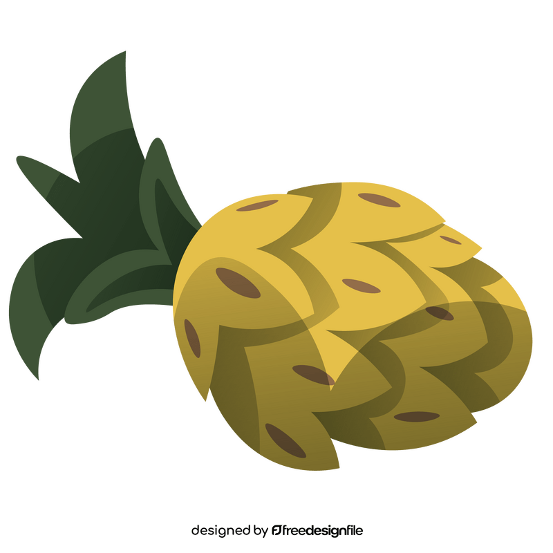 Pineapple tropical fruit clipart