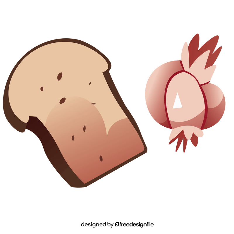 Ukrainian bread clipart