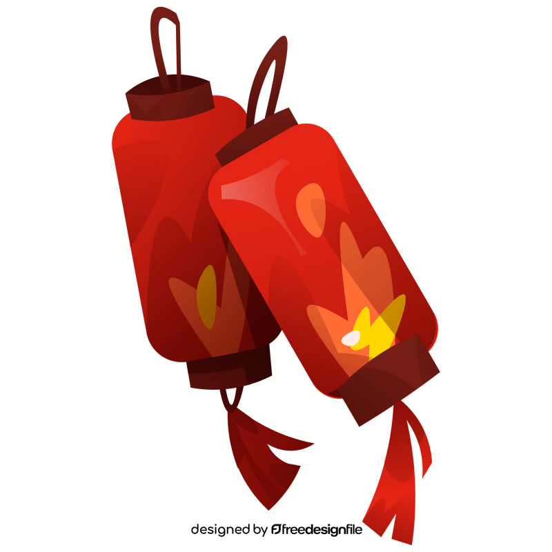Chineesenewyear lanterns clipart