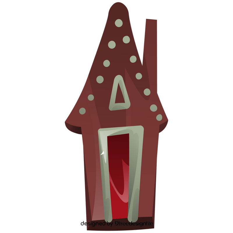 Christmas gingerbread house clipart