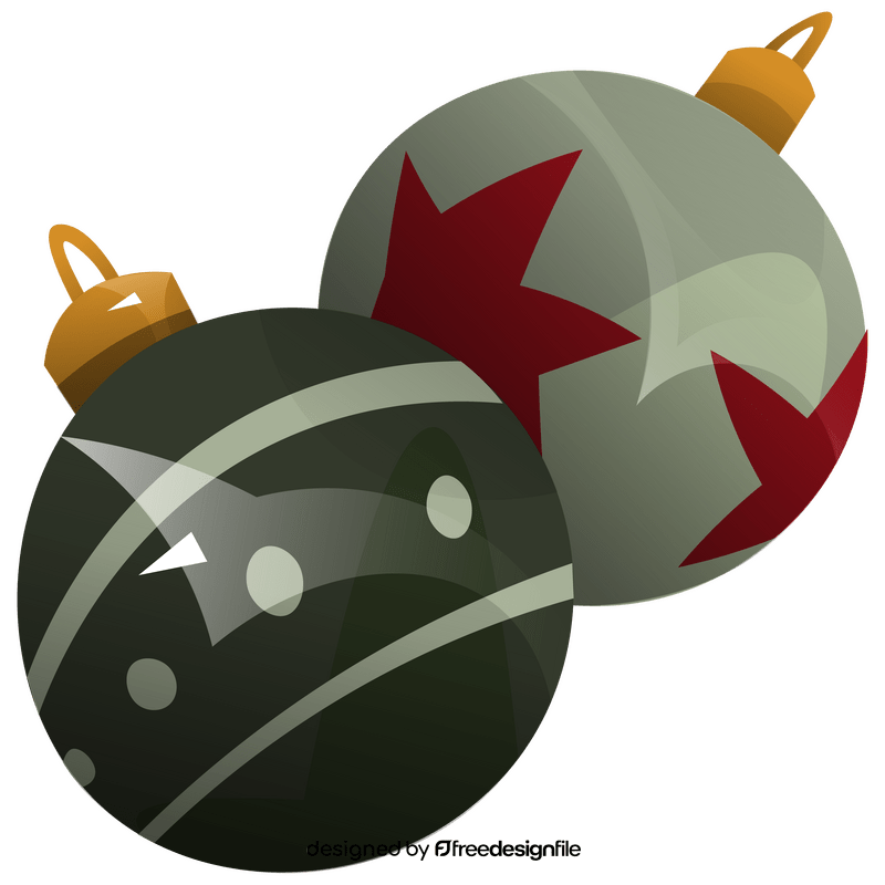 Christmas ornament cartoon clipart
