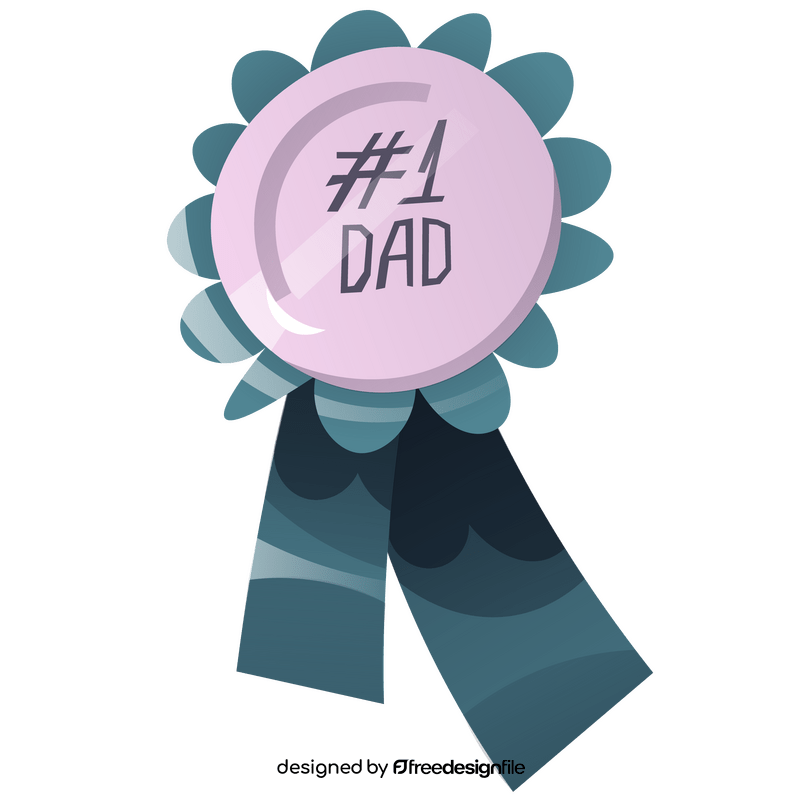 Fathers day award clipart