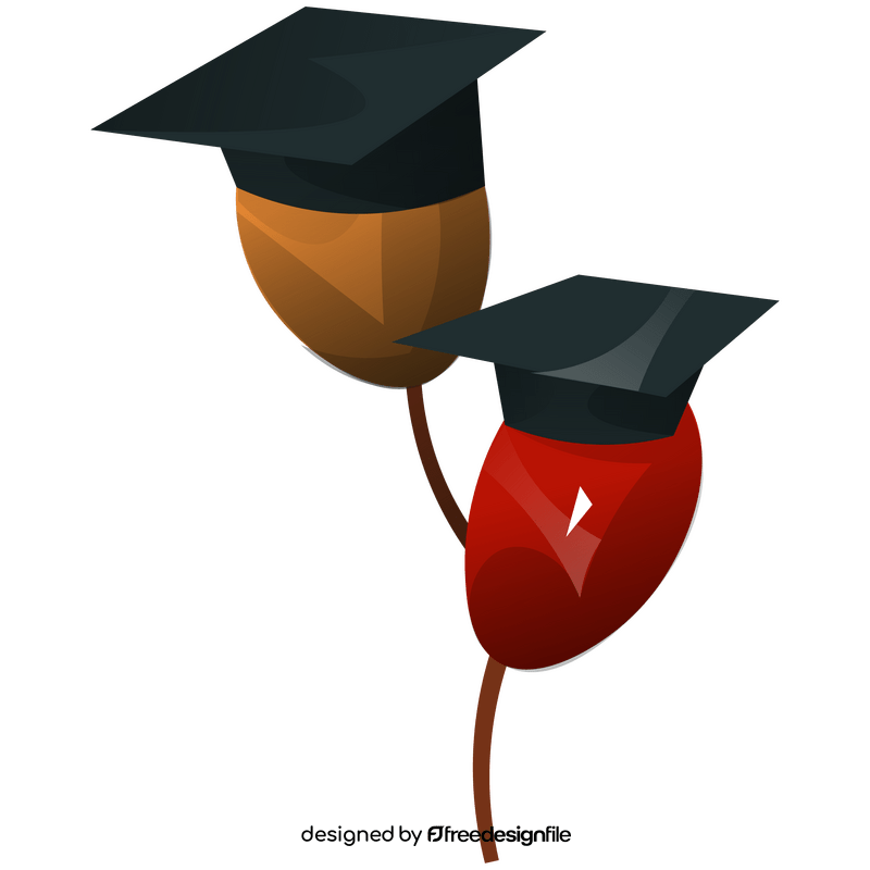 Graduation balloons clipart