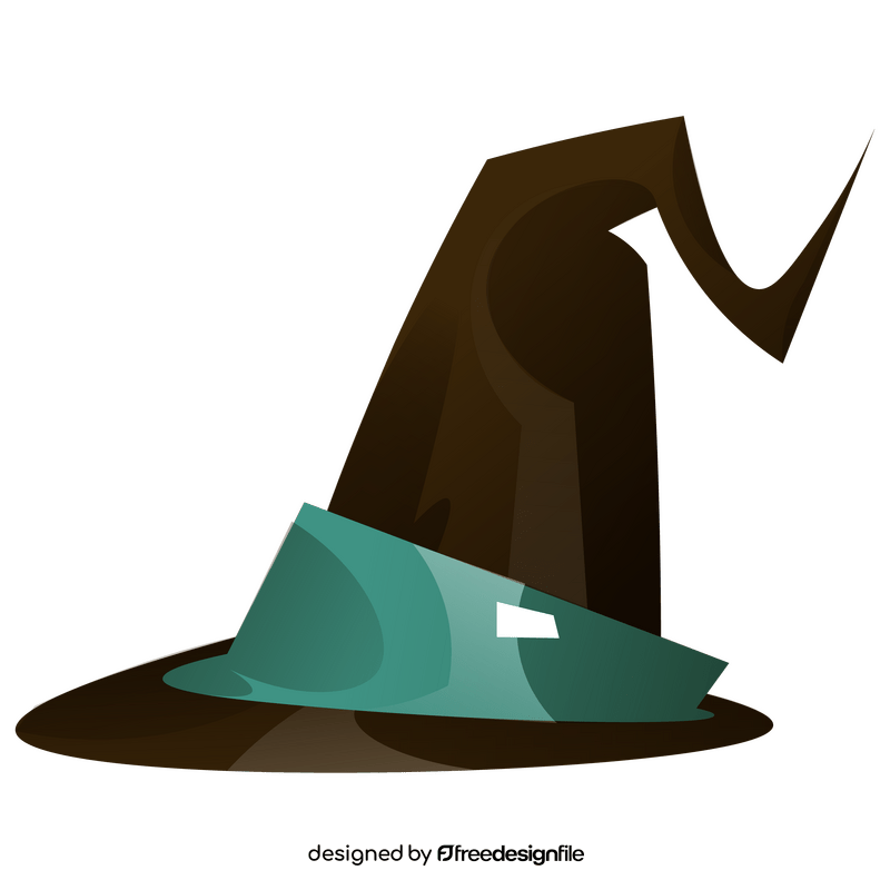 Halloween witch hat clipart