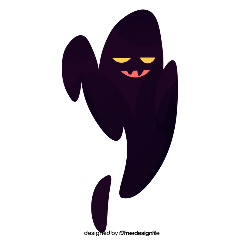 Halloween ghost illustration clipart