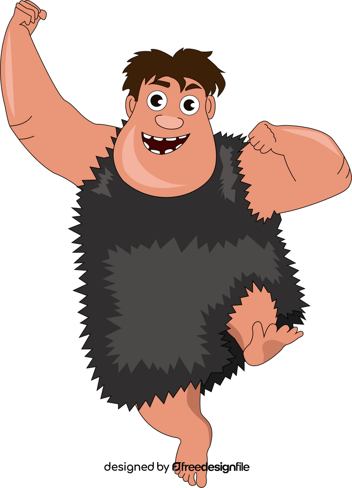 Thunk The Croods cartoon character drawing clipart