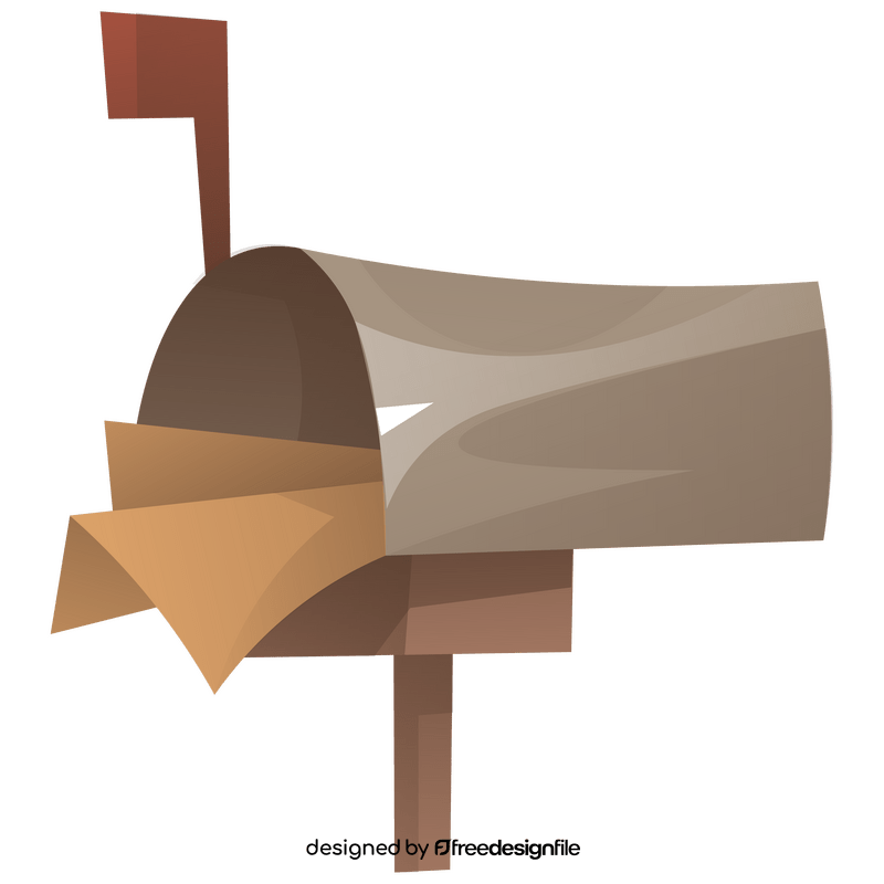 Housewarming house mailbox clipart