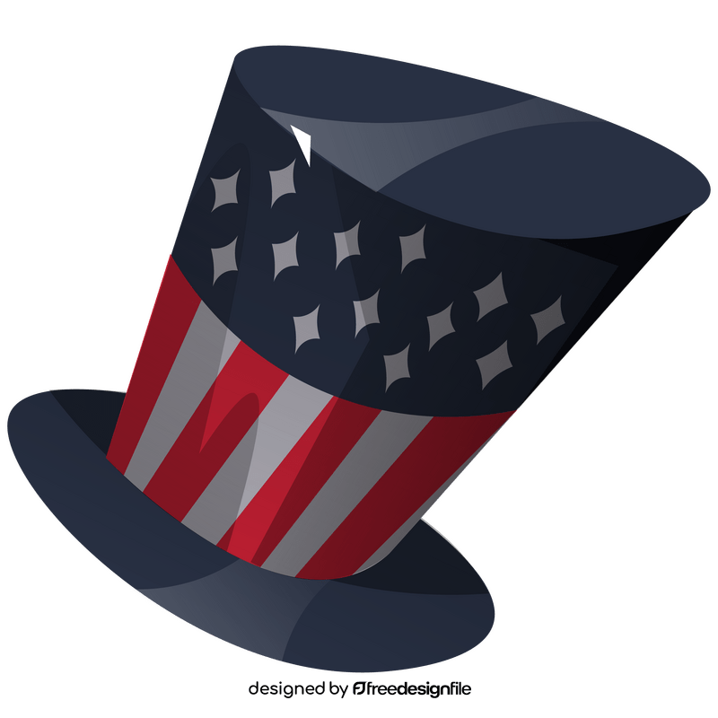 USA Independence day hat clipart
