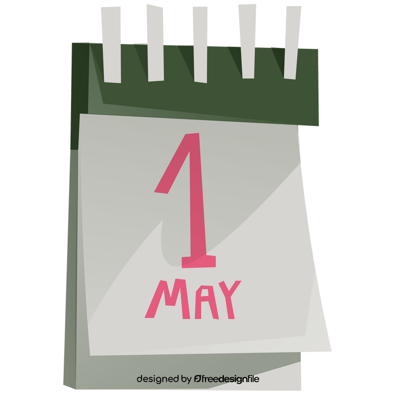 Labor Day calendar clipart