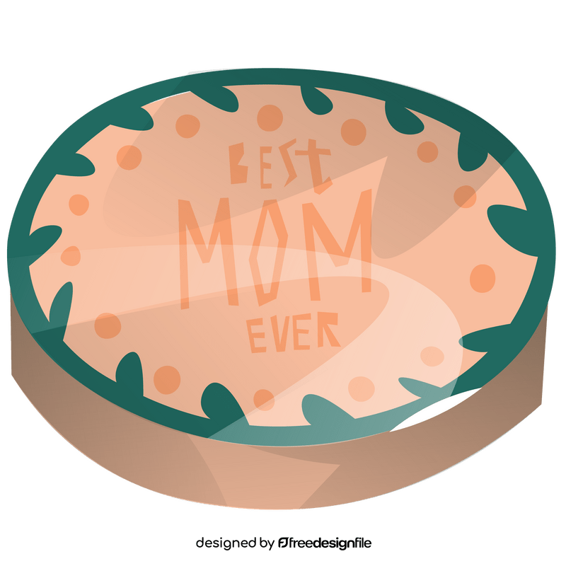 Happy Mothers Day cake clipart