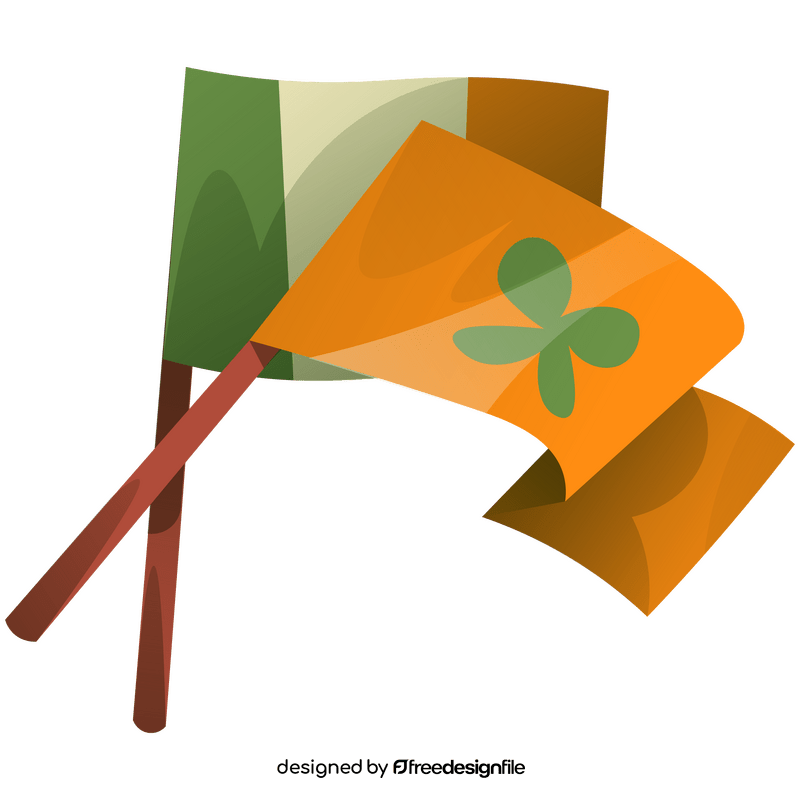 St Patricks Day flag clipart