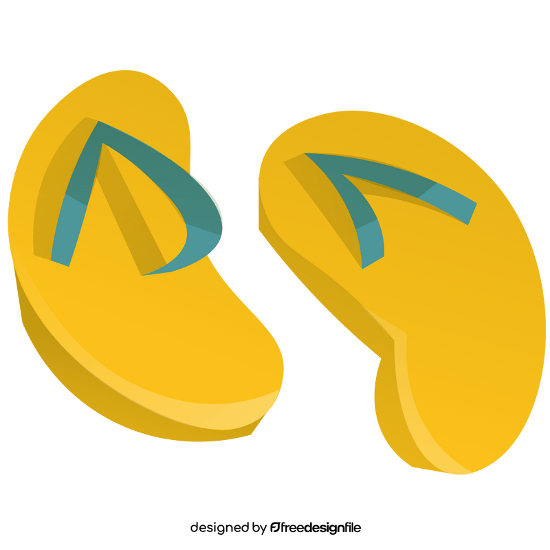 Summer shoes clipart