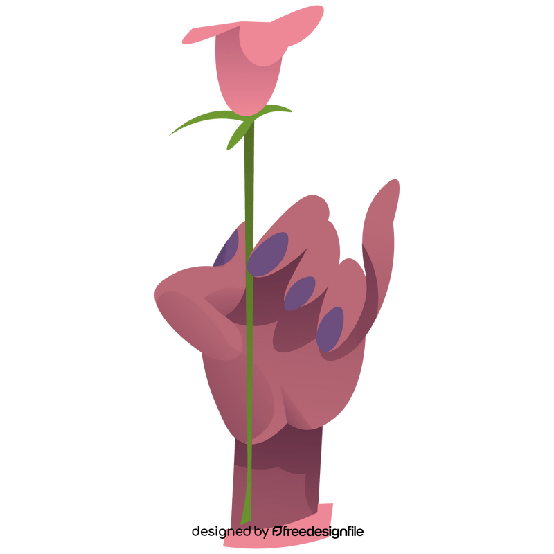 Womens day flower clipart