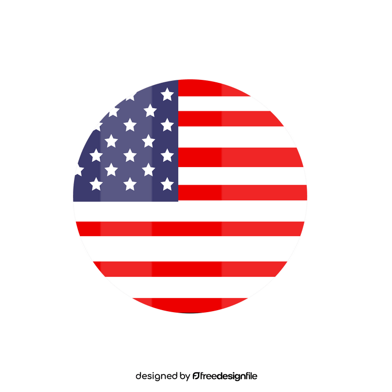The United States flag clipart