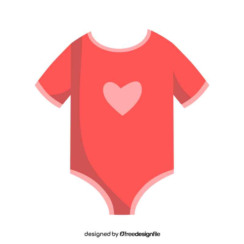 Baby girl clothes clipart