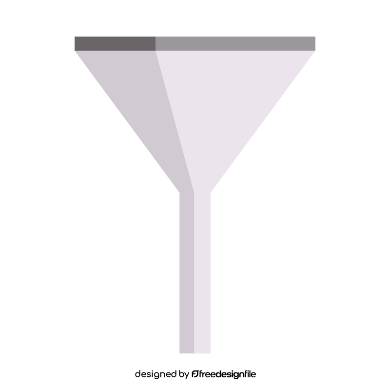 Glass funnel clipart