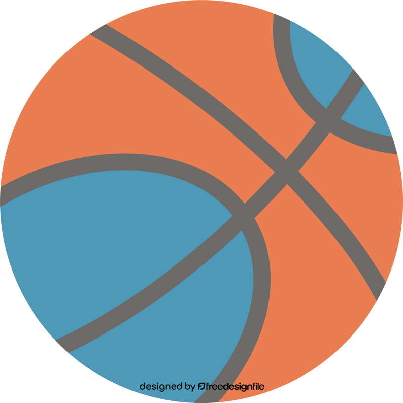 Basketball ball cartoon clipart