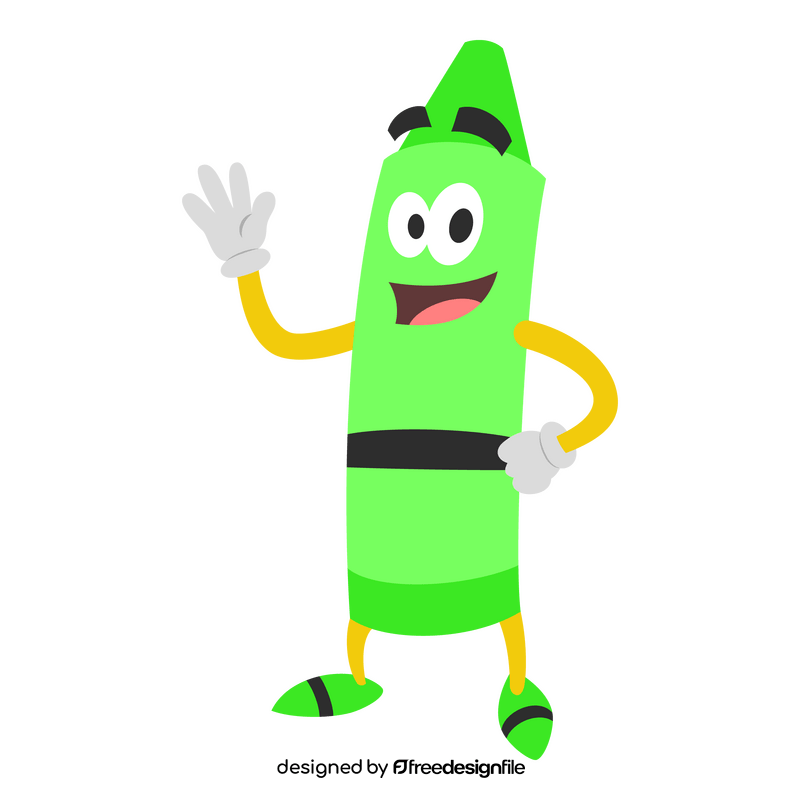 Crayon Mascot clipart