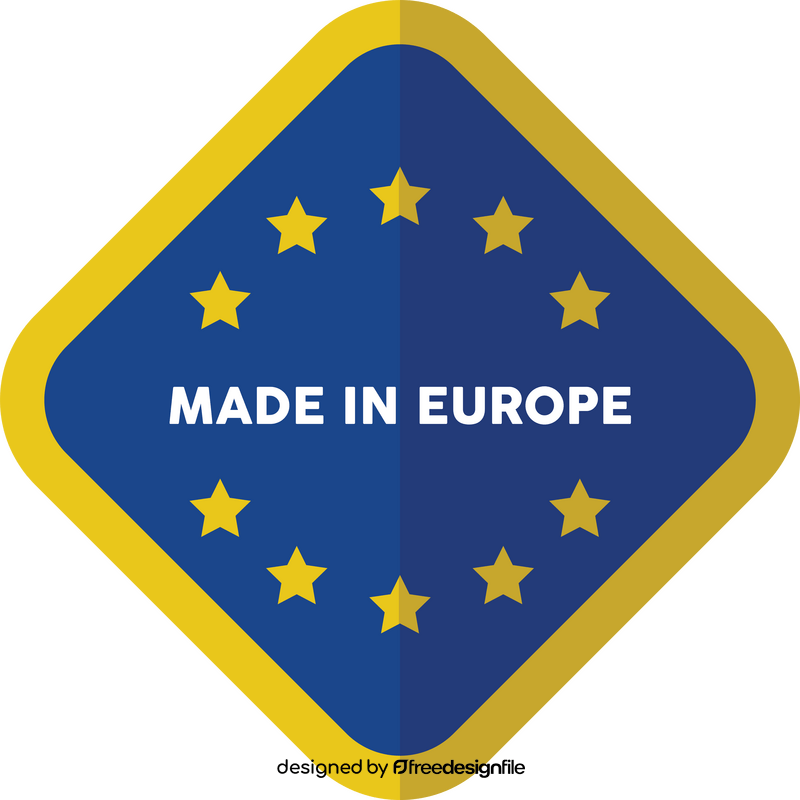 Made in Europe icon clipart