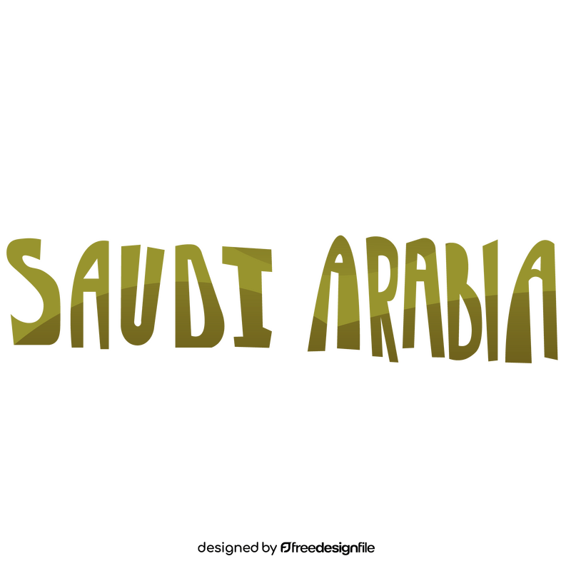 Saudi Arabia clipart