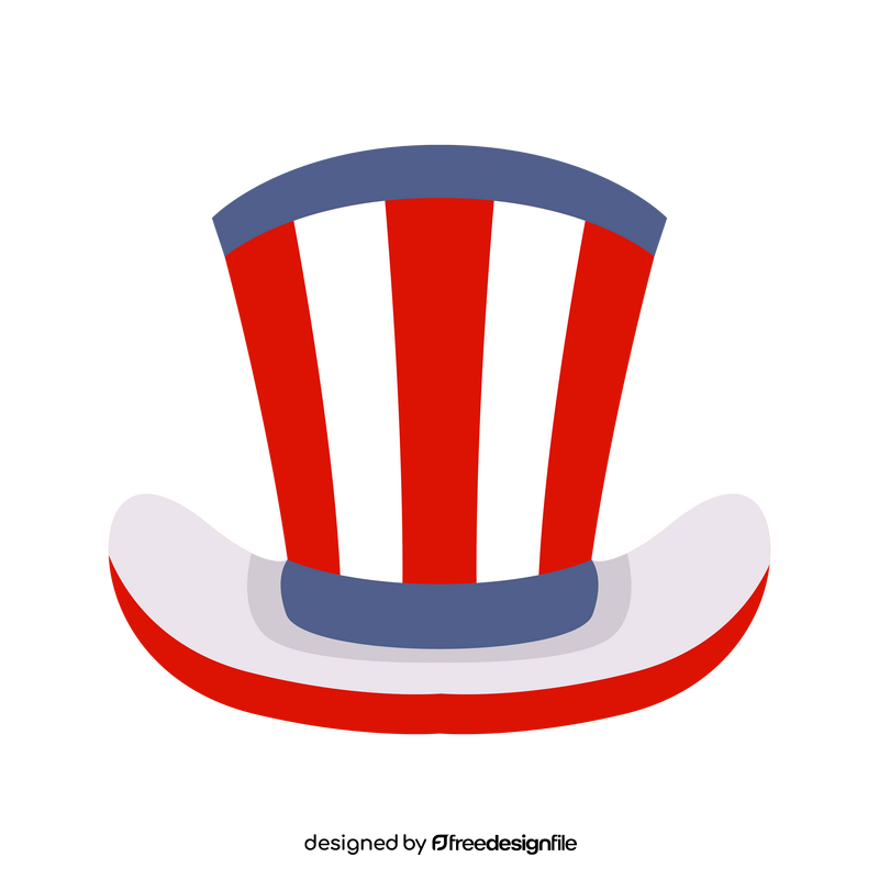 American hat Independence day, Uncle Sam clipart