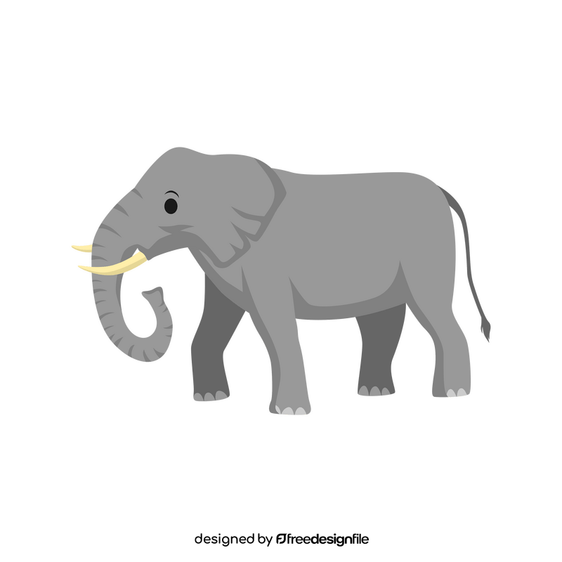 Jungle elephant clipart