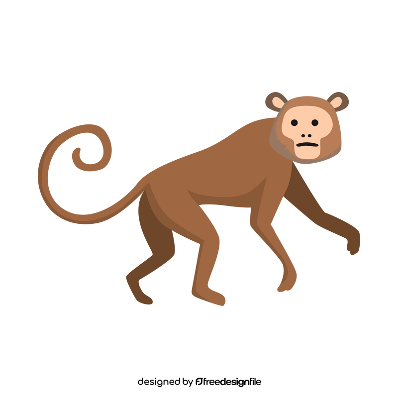 Jungle monkey clipart