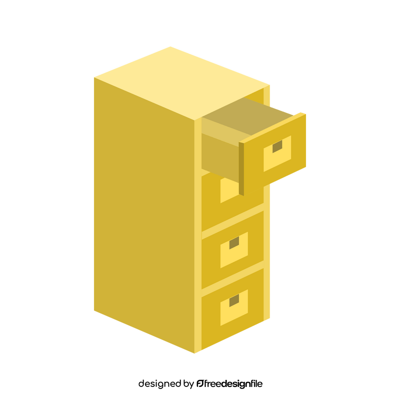 Filing cabinet clipart