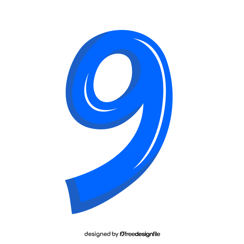 Number 9 clipart