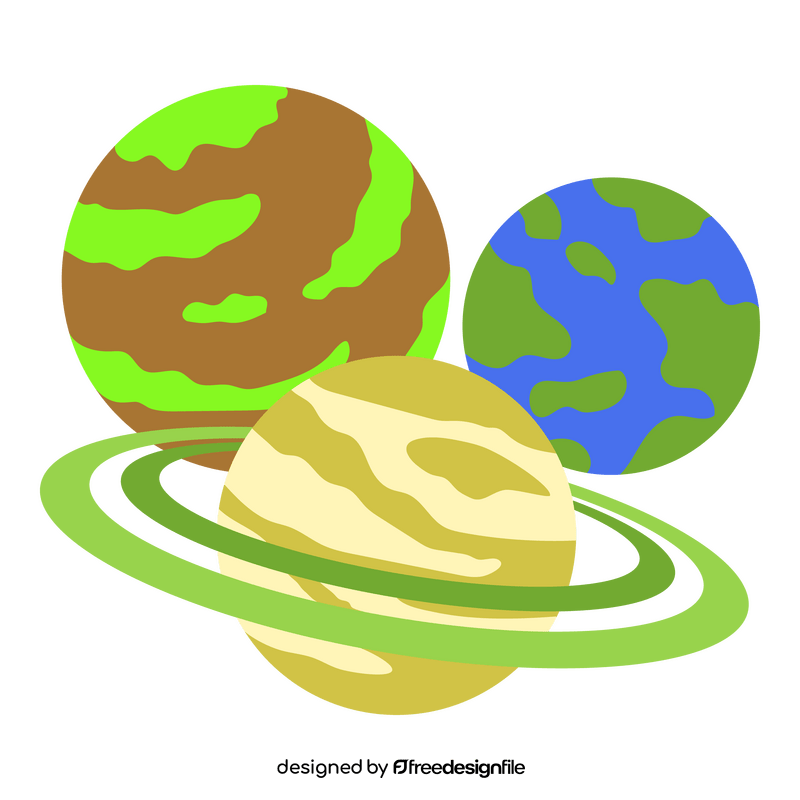 Planets physics clipart
