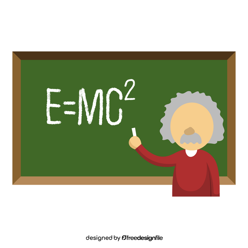 Theory Of Relativity Albert Einstein Physics Clipart Free Download