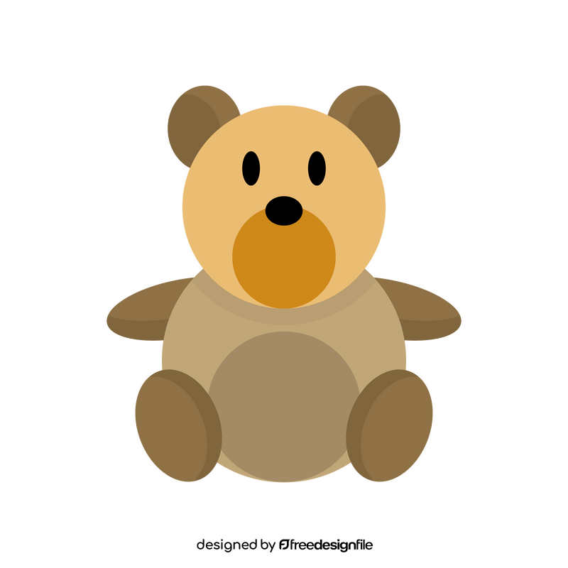 Teddy bear for kids clipart