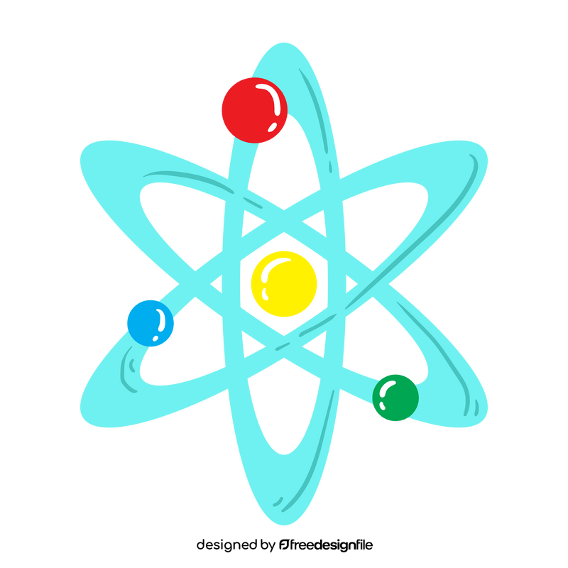 Science atom clipart