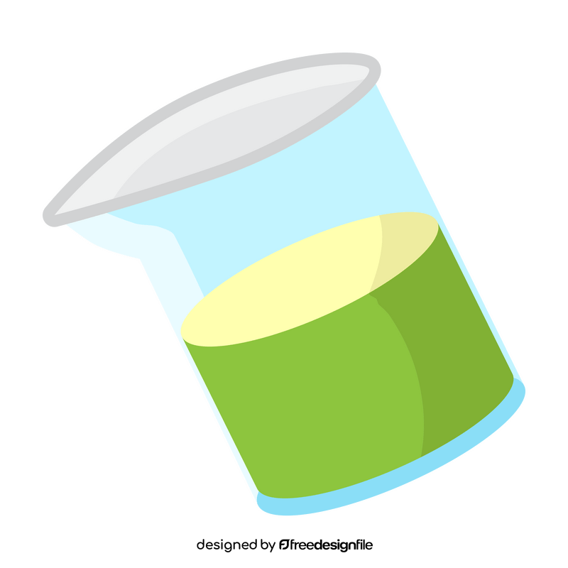 Chemical liquid in beaker clipart